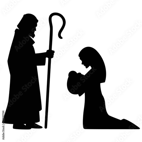 Mary, Joseph and Baby Jesus