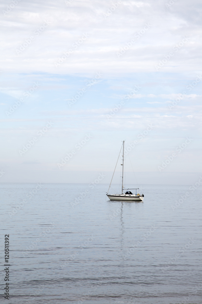 Boat at Sea, Cushendun; County Antrim