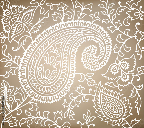 Vector Paisley Pattern Illustration