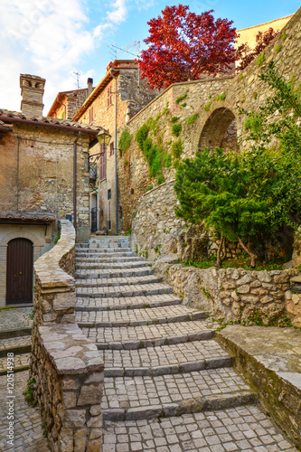 Roccantica (Rieti, Italy) - A suggestive and charming medieval town in Sabina, with beautiful view on Tiber river valley