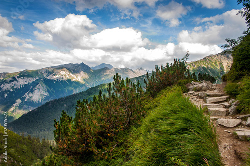 Mountain landscape. High Tatras, Poland.