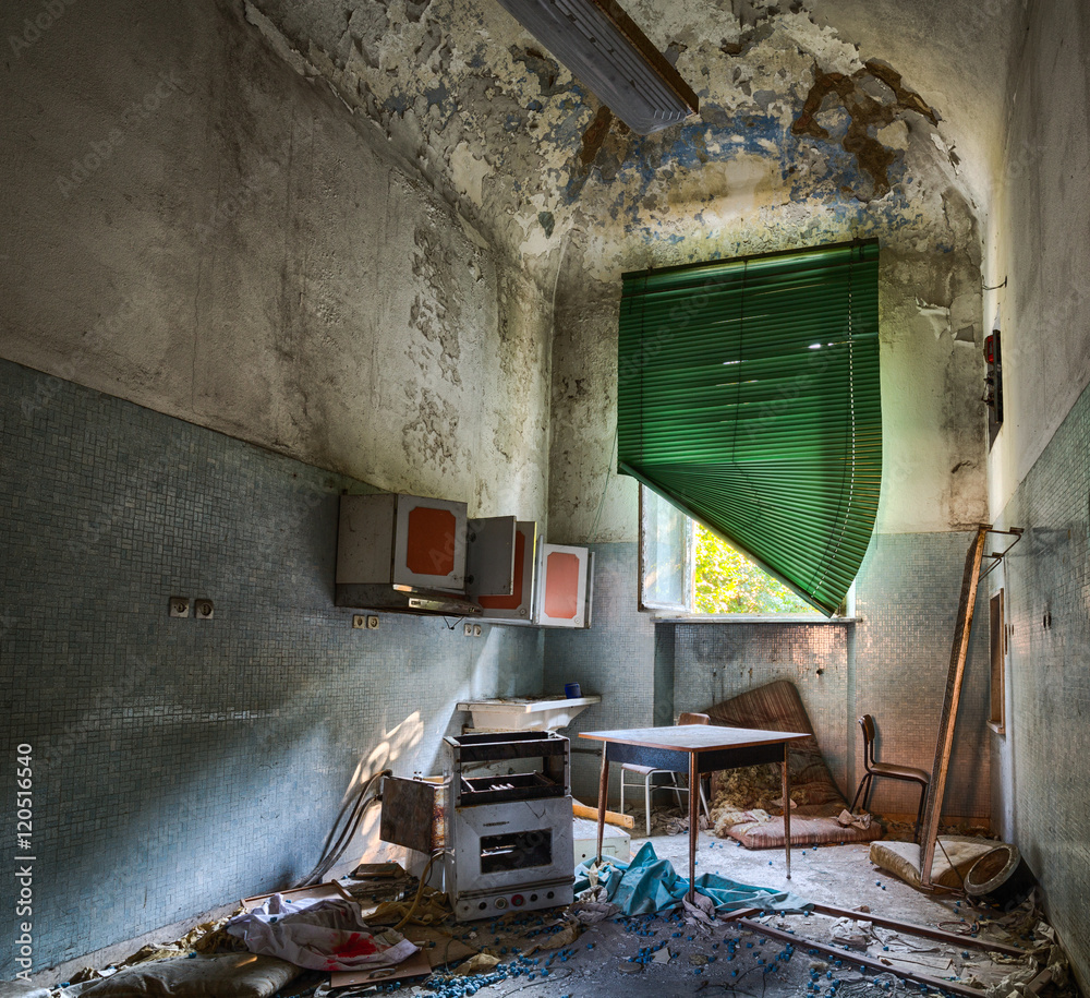 Obraz premium Verlassene Geisterklinik