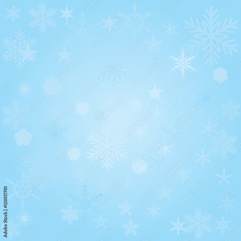 Winter background with snowflakes
Winter background with snowflakes
