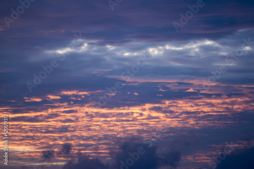 clouds in the sky © muangsatun