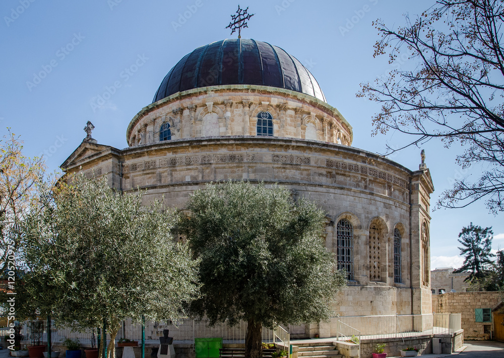 Fototapeta premium Ethiopian Church in Jerusalem. Israel