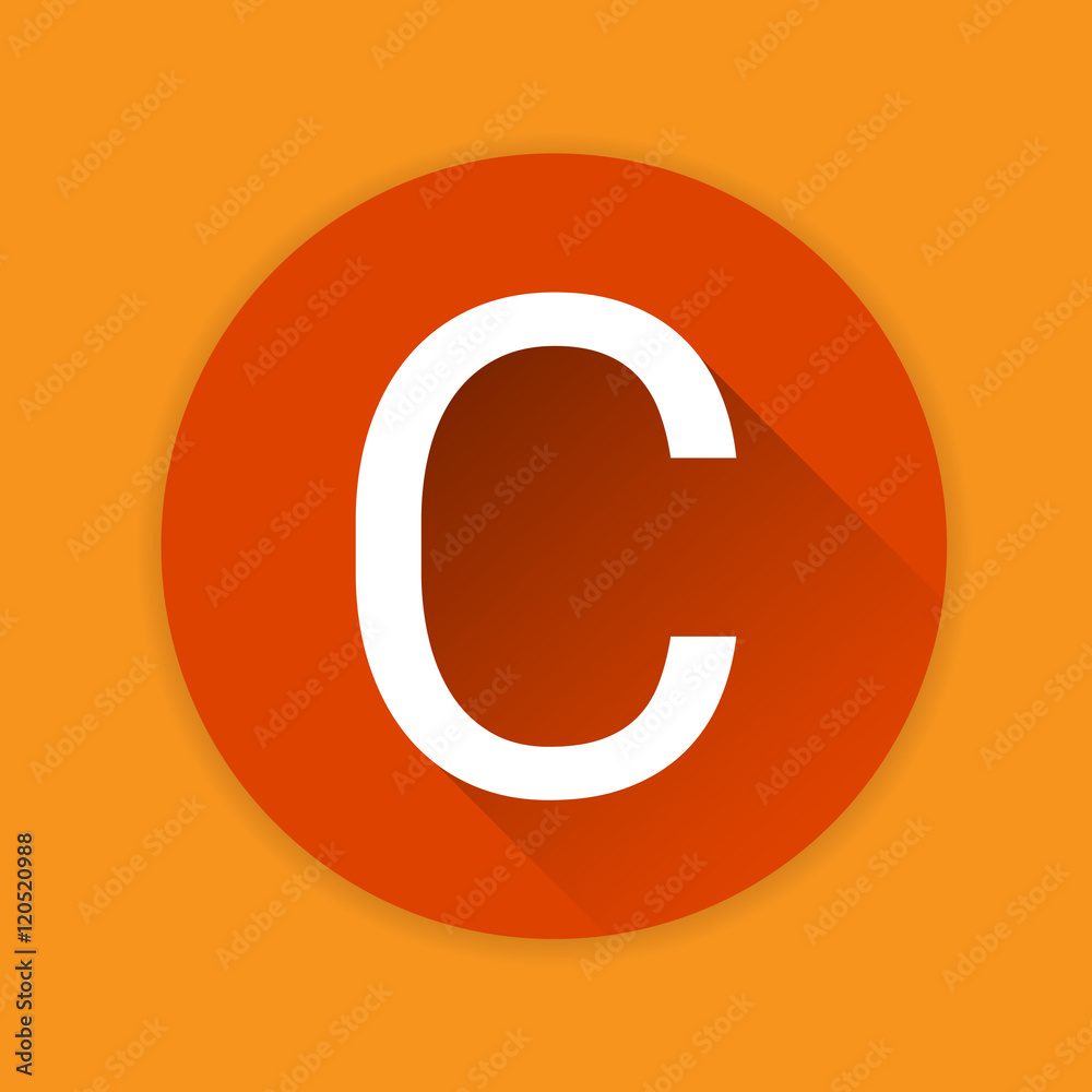 Vitamin C Nutrition Chemistry Element Colorful Icon Vitamin C Nutrition Chemistry Element Colorful Icon