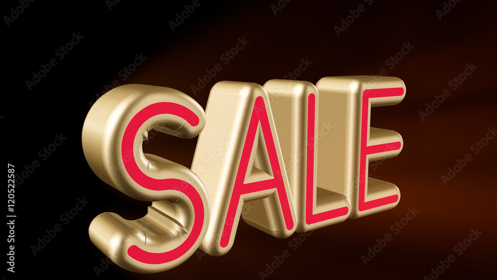 3d illustration neon text SALE. 3D rendering for business. 3d illustration neon text SALE. 3D rendering for business.