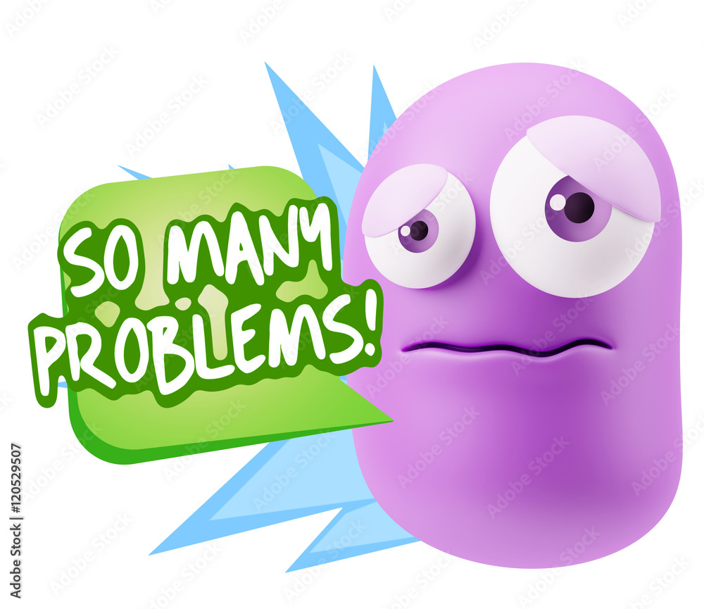 3d Rendering Sad Character Emoticon Expression saying So Many Pr 3d Rendering Sad Character Emoticon Expression saying So Many Pr