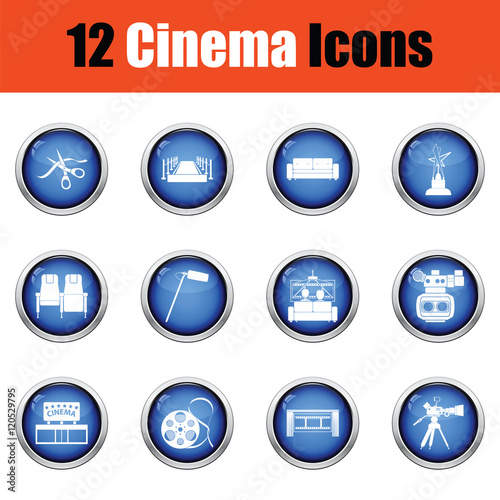 Free Download Set of cinema icons. - GFXLoad
