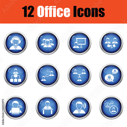 Office icon set.