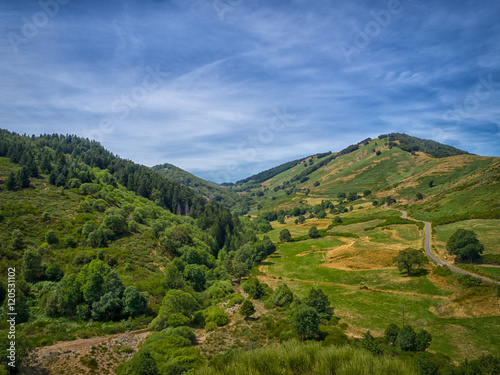 A valley in the Cevennes  looking like a scene from Lord of the Rings