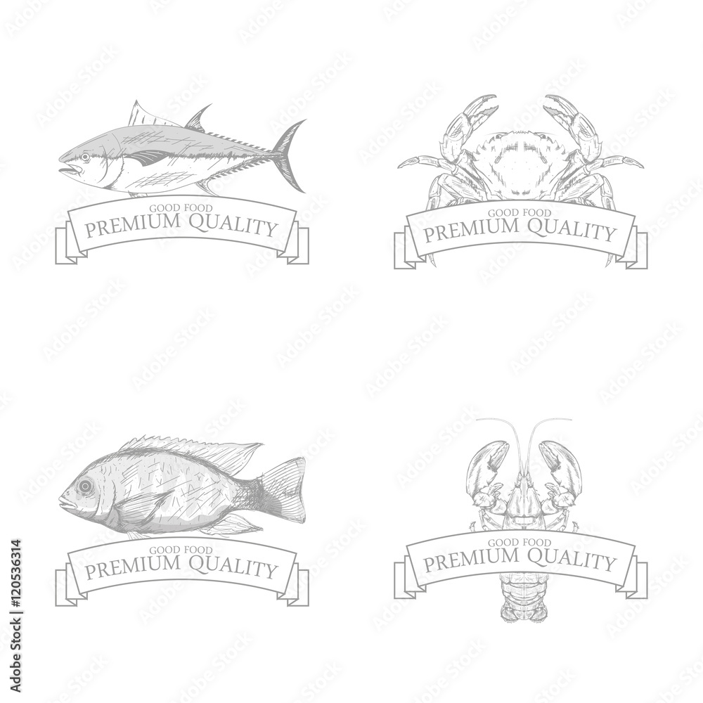 Sea food label