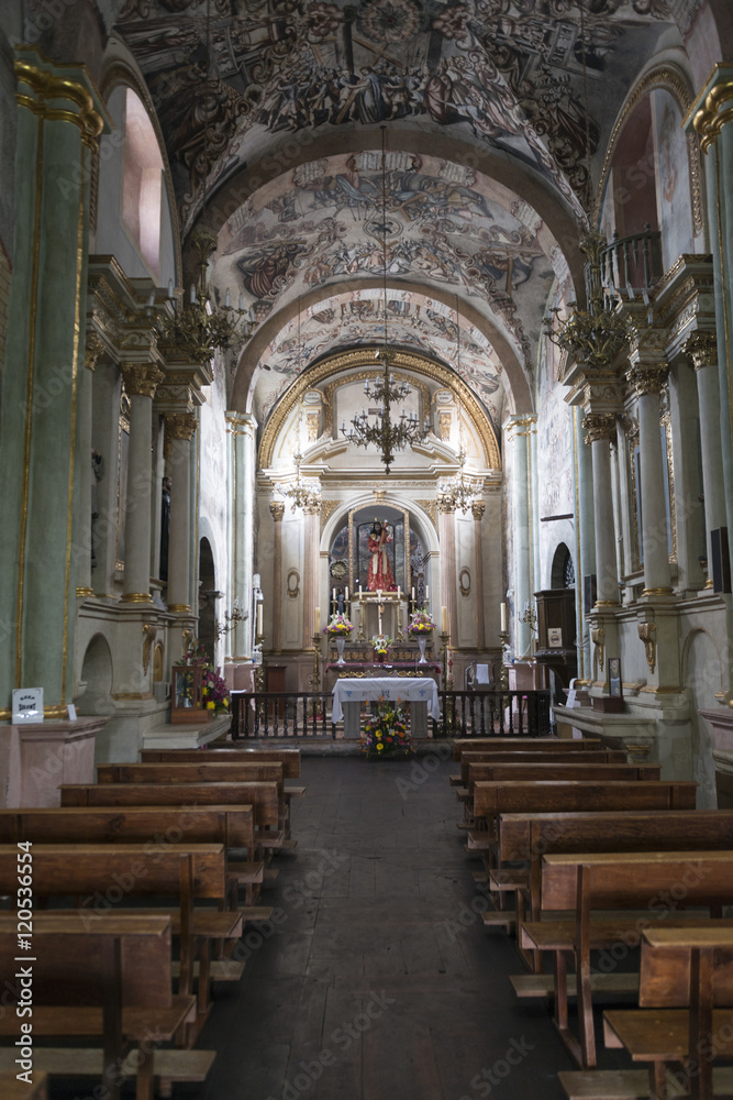Interiors of the church, Sanctuary of Atotonilco, San Miguel de
