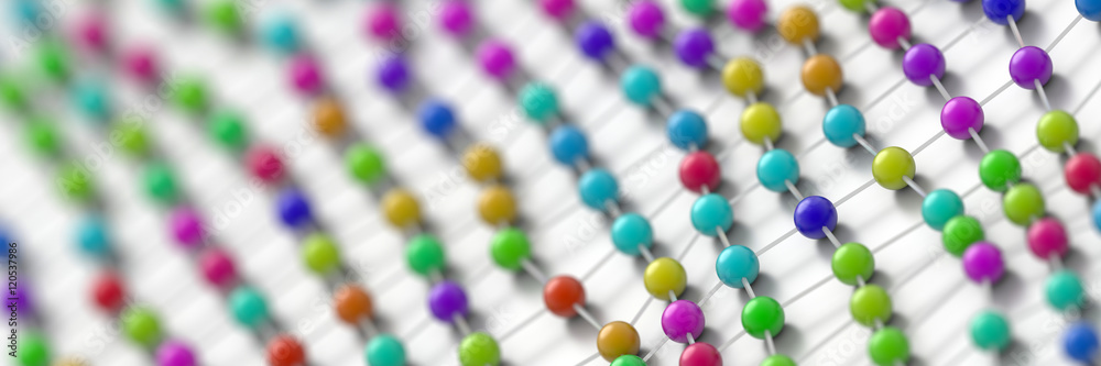 Molecole 3d rendering background