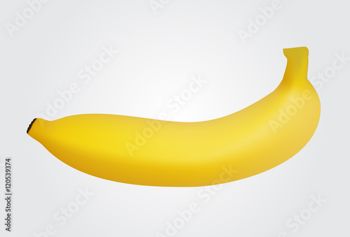 Banana isolated over white background
