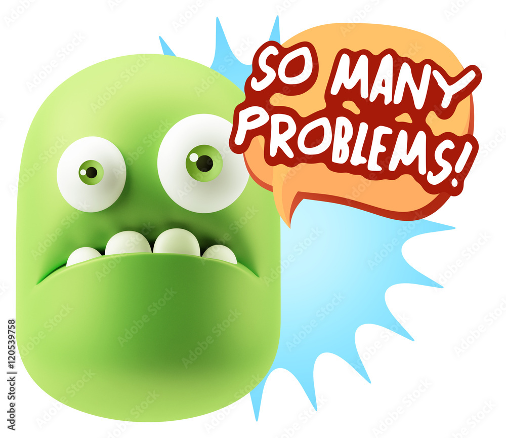 3d Rendering Sad Character Emoticon Expression saying So Many Pr 3d Rendering Sad Character Emoticon Expression saying So Many Pr