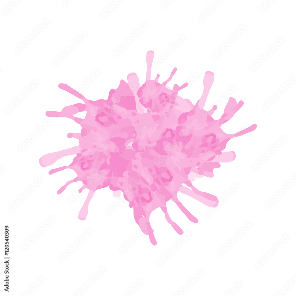Fototapeta premium pink Watercolor splash