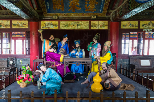 Konstfotografi Penglai Pavillon near Yantai, Shandong, China