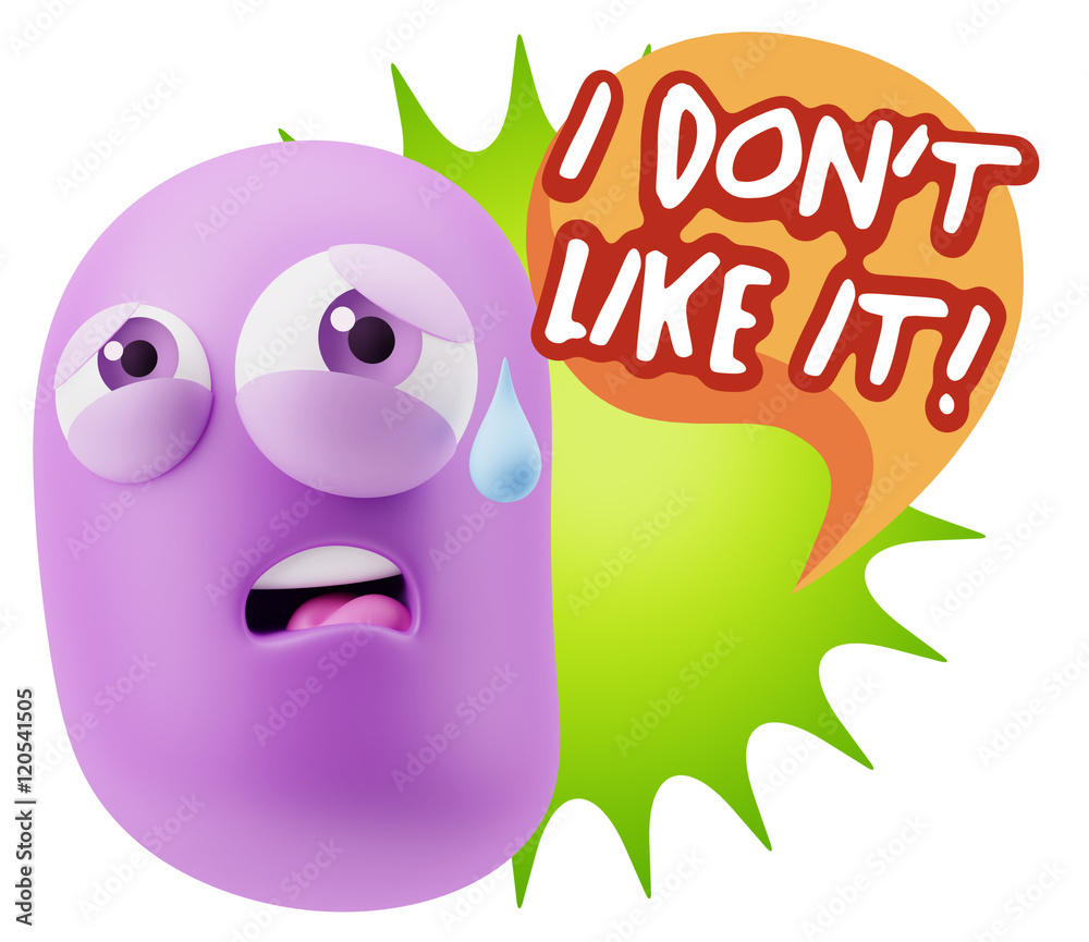 3d Rendering Sad Character Emoticon Expression saying I Don't Li 3d Rendering Sad Character Emoticon Expression saying I Don't Li