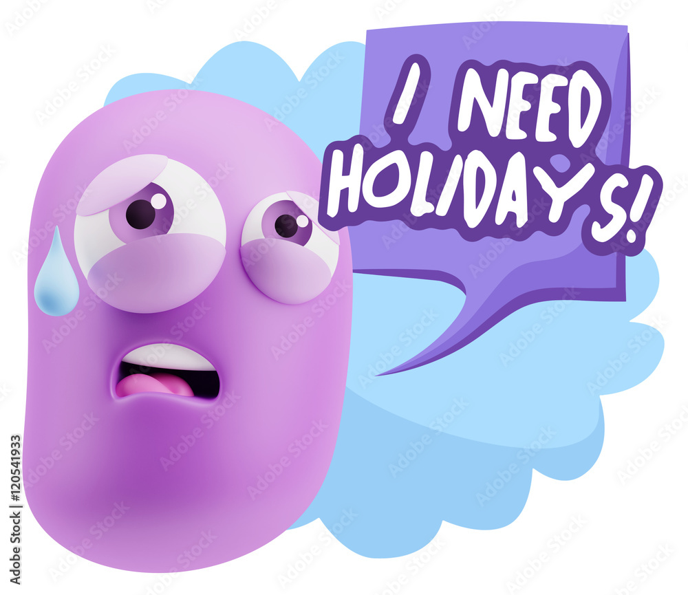 3d Rendering Sad Character Emoticon Expression saying I Need Hol 3d Rendering Sad Character Emoticon Expression saying I Need Hol