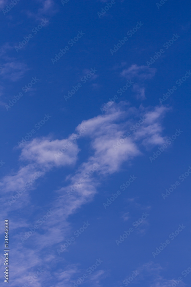 Clouds with blue sky texture and background