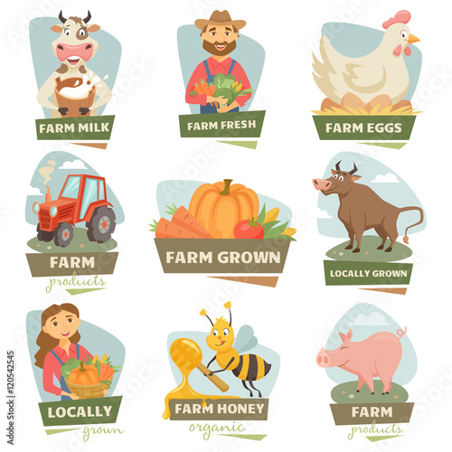 Farm market labels