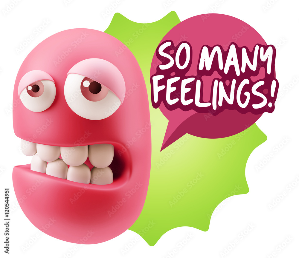 3d Rendering Sad Character Emoticon Expression saying So Many Fe 3d Rendering Sad Character Emoticon Expression saying So Many Fe
