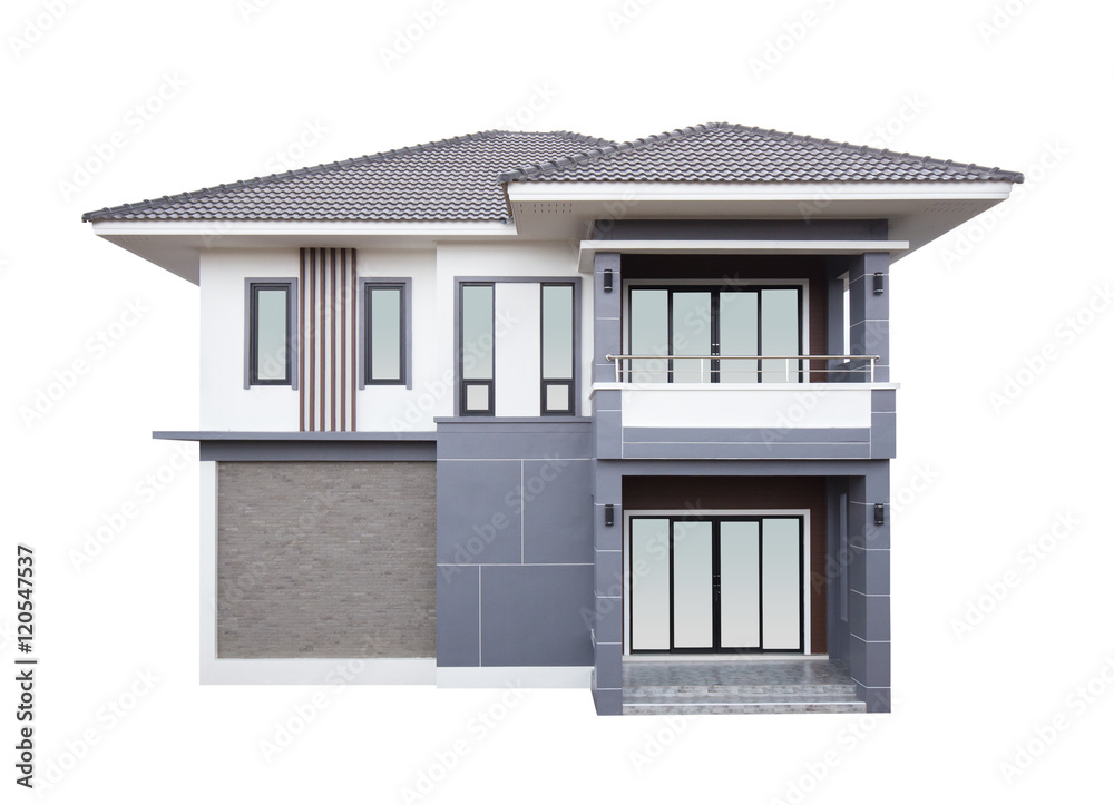 house modern contemporary style isolated on white house modern contemporary style isolated on white