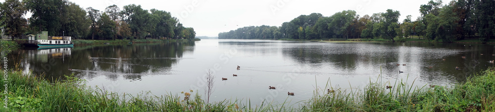 Panorama of lake Panorama of lake