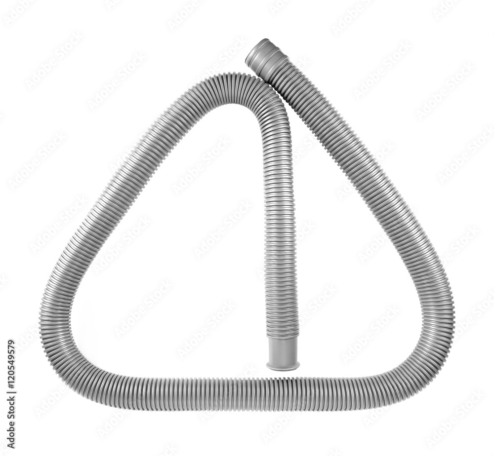 Gray plastic corrugated pipe and materials for constructions on Gray plastic corrugated pipe and materials for constructions on