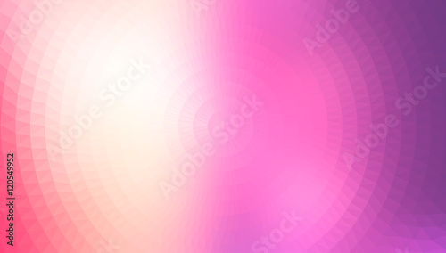 Pink light triangle circle background