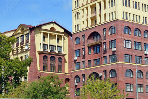 Современный многофункциональный жилой комплекс в Москве. Фрагмент