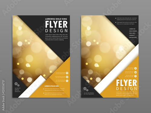 Elegant flyer design