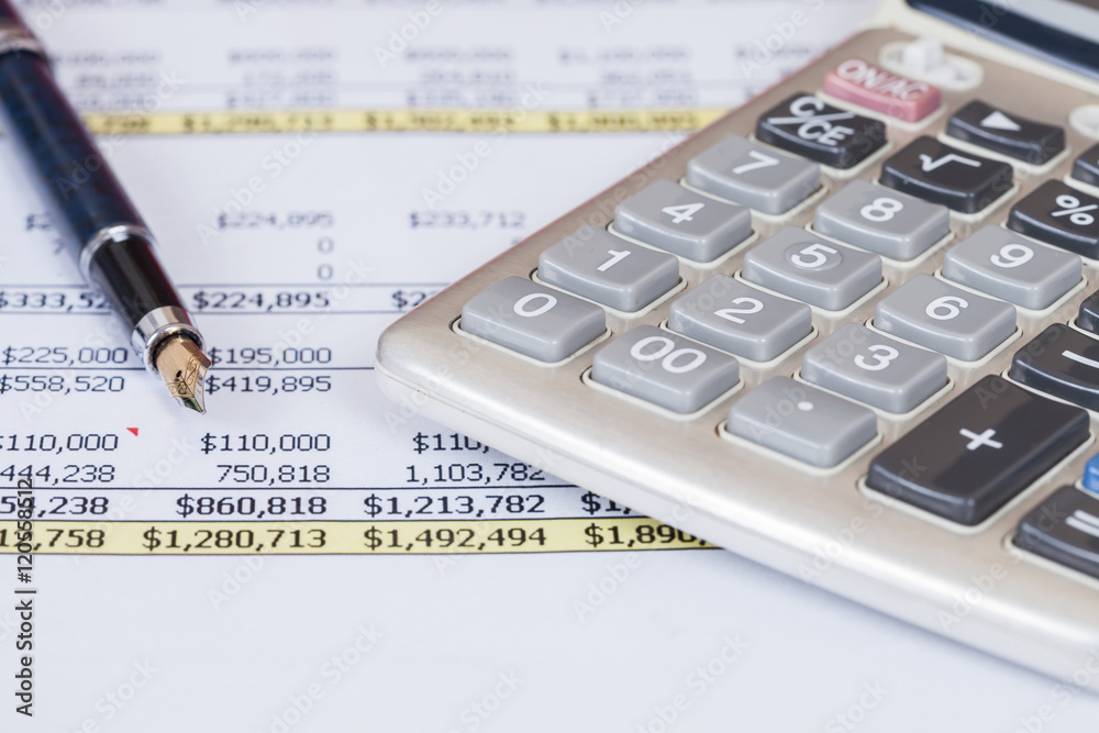 calculator on Analysis Business Accounting