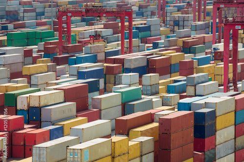 Photography Shanghai harber container box