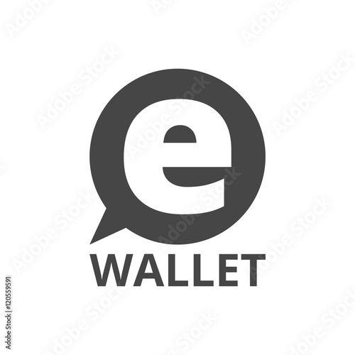 Electronic wallet icon