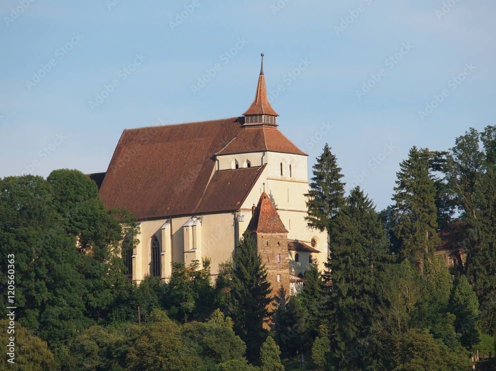 Fototapeta premium The Church on the Hill (Biserica din Deal) in the medieval fortress of Sighisoara, Romania