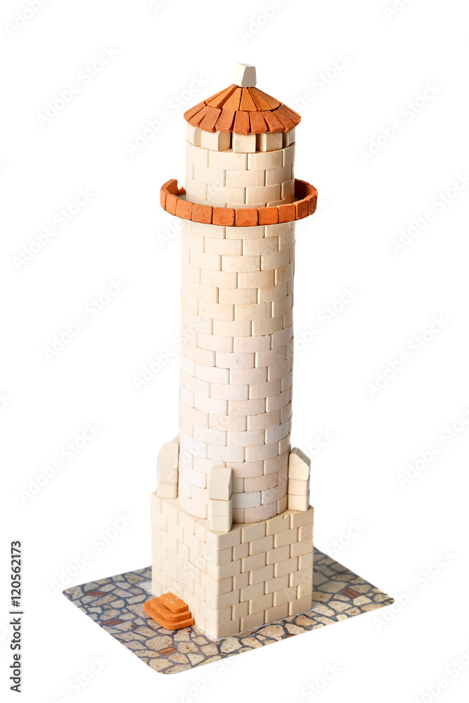 Toy houses Clay Brick Kits realistic mini house using real clay bricks, roof tiles and cement.