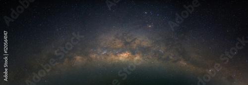 Milky way, star, and space in night time