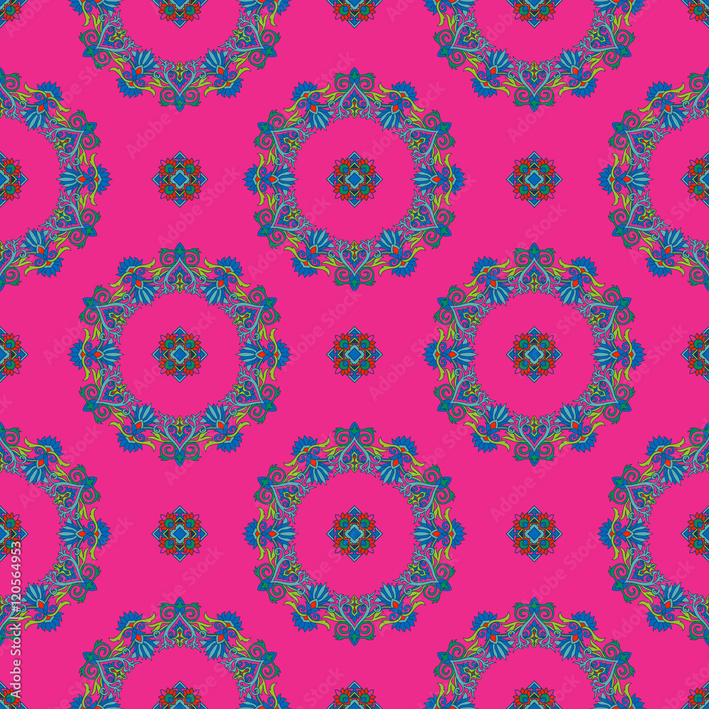 seamless tibet pattern
