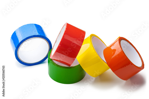 Billede på lærred colored tape in large rolls