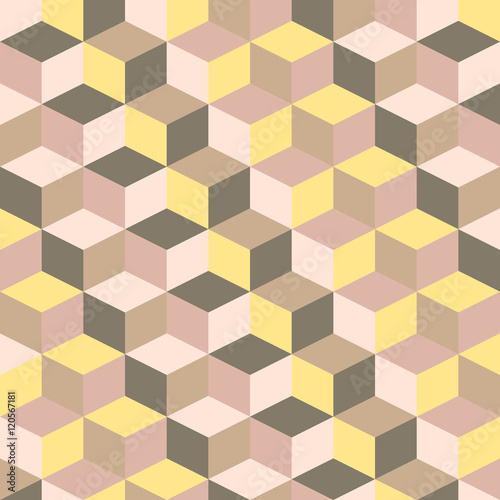 abstract retro geometric pattern vector illustration