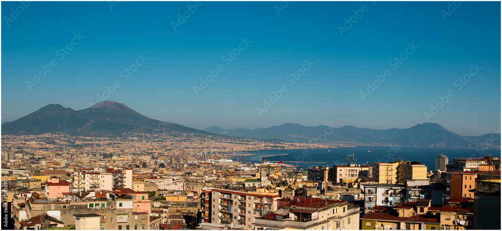 Panorama della città di Napoli