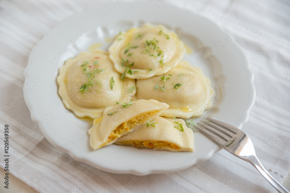 Kürbis Ravioli Kürbis Ravioli