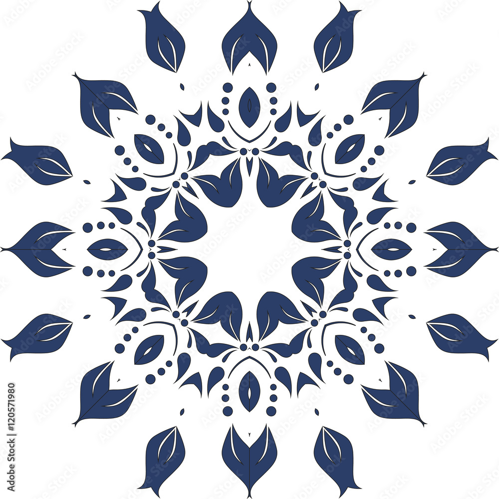 Vector ornamental floral element, illustration Vector ornamental floral element, illustration