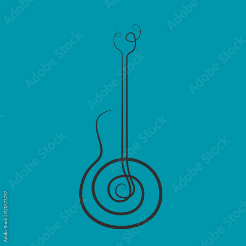 guitare design vecteur