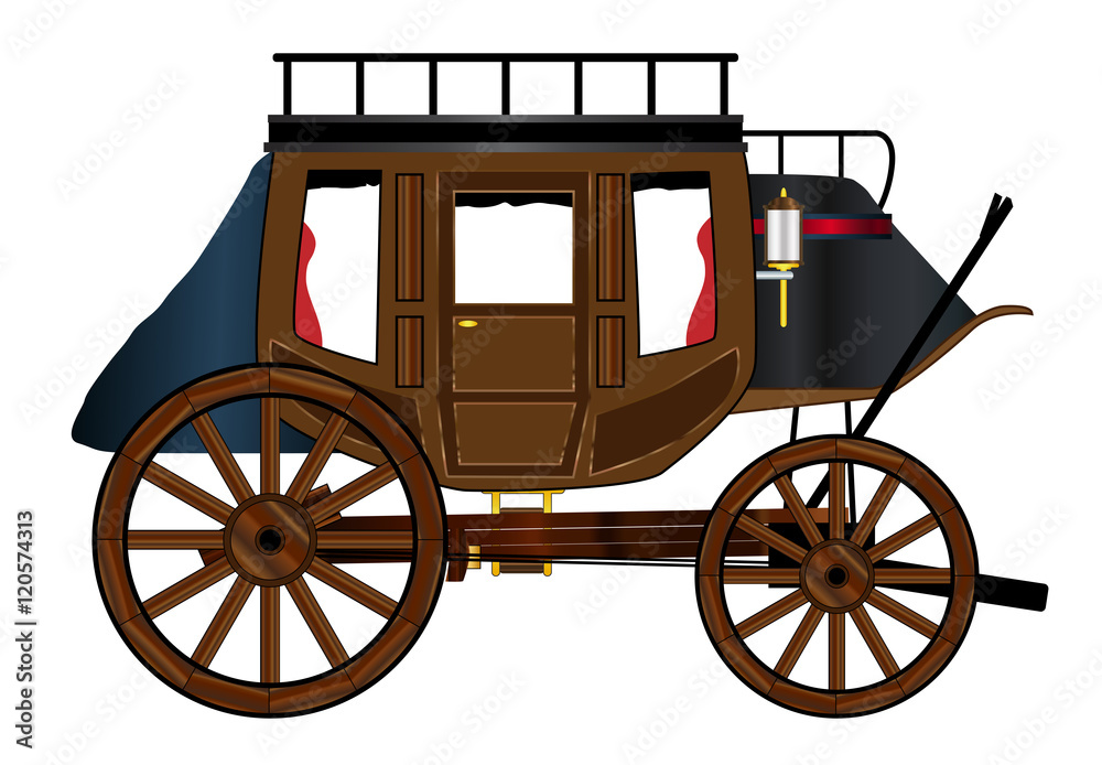 Fototapeta premium Western Stage Coach