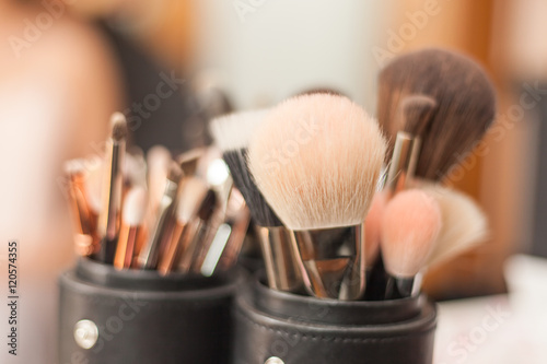 Makeup Pinsel und Utensilien