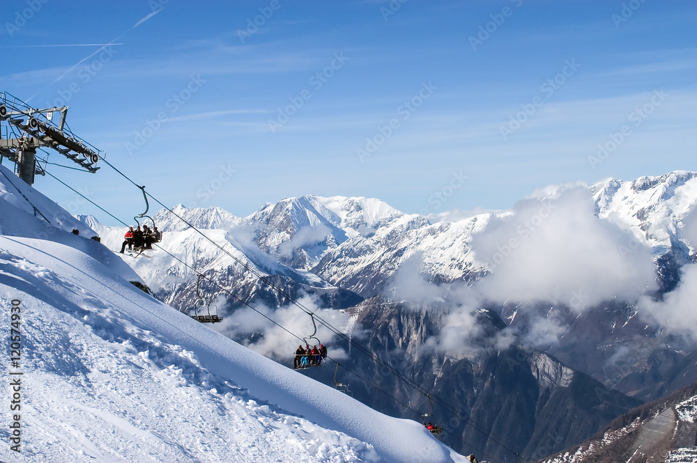 Alpe d'Huez - skiing