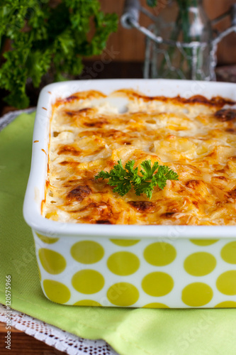 Cuadro en lienzo Gratin potatoes
